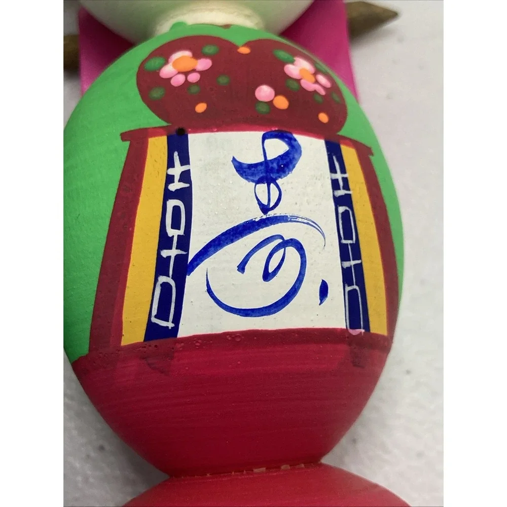 Korean Wooden Kokeshi Dolls Asian Souvenir Folk Wedding‎ 7